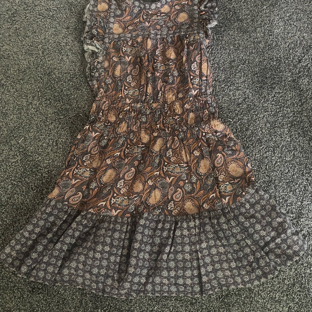 Universal Thread Paisley Flutter Sleeve Sundress Dress - Picture 3 of 4